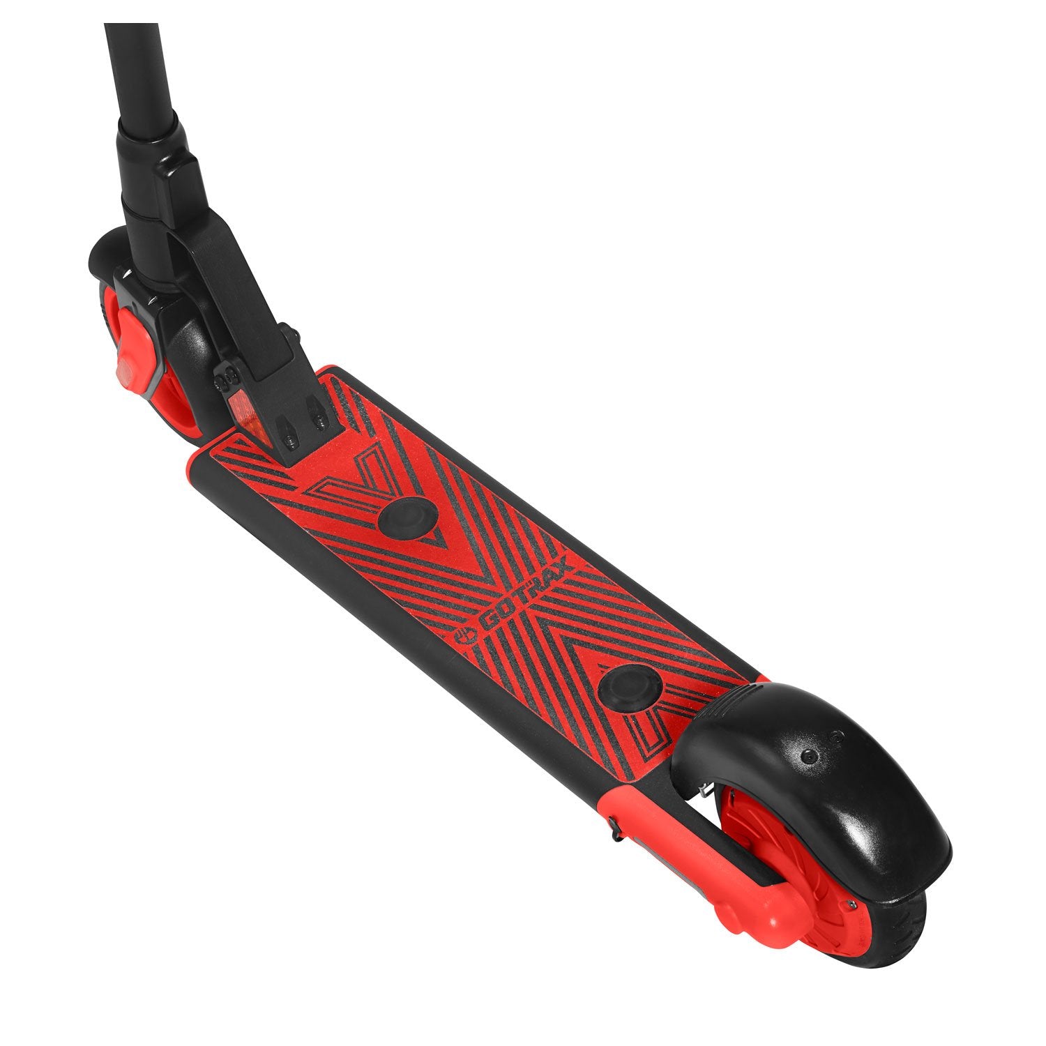 Red gks electric scooter for kids deck image