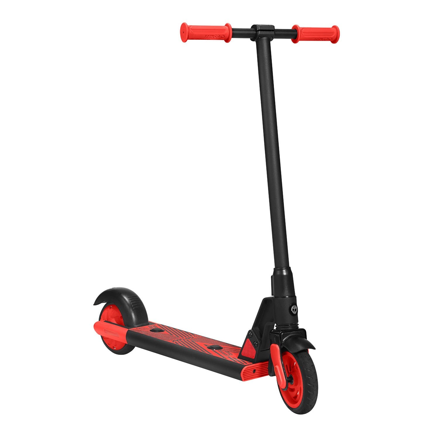 Red gks electric scooter for kids angle image